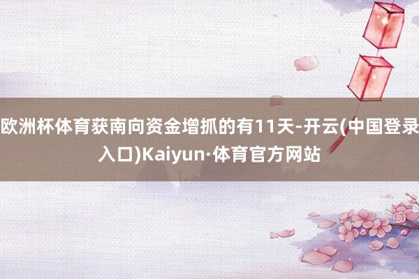 欧洲杯体育获南向资金增抓的有11天-开云(中国登录入口)Kaiyun·体育官方网站